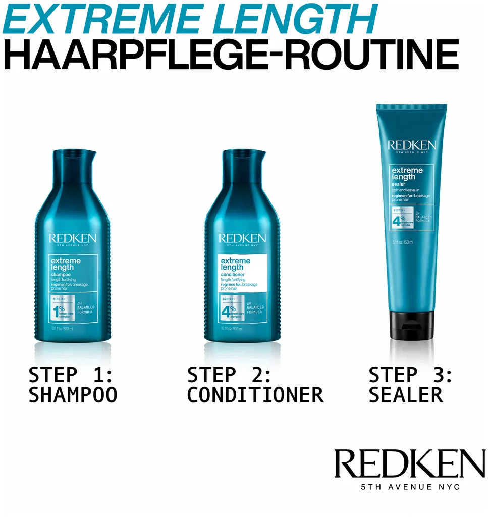 Redken Extreme Length Shampooing Fortifiant pour plus de longueurs
