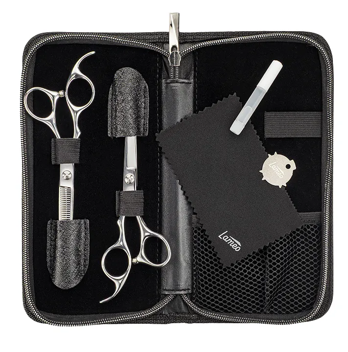 Xanitalia Lameo Stage Pro Set de ciseaux Offset 5,5" pour gauchers