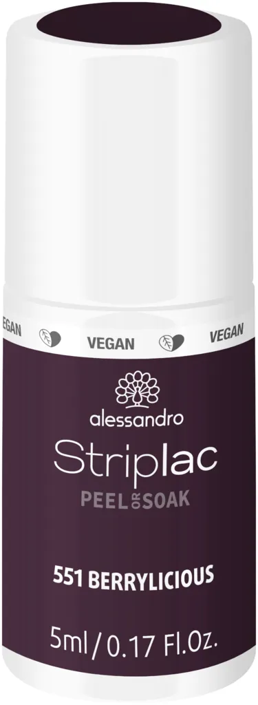 Alessandro Striplac Peel Or Soak Very Berry - Sparkly Plum