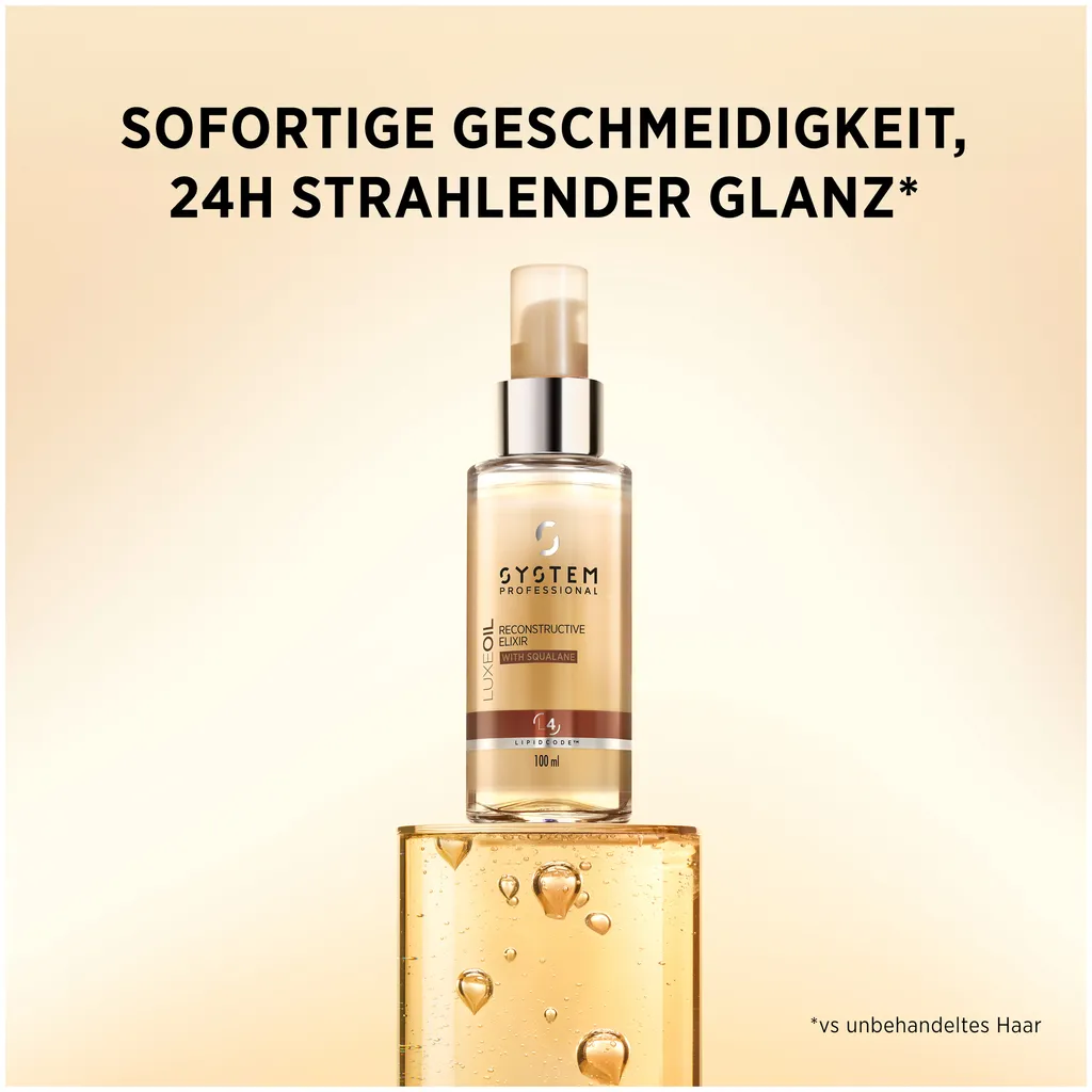 System Professional Lipid Code LuxeOil Élixir réparateur
