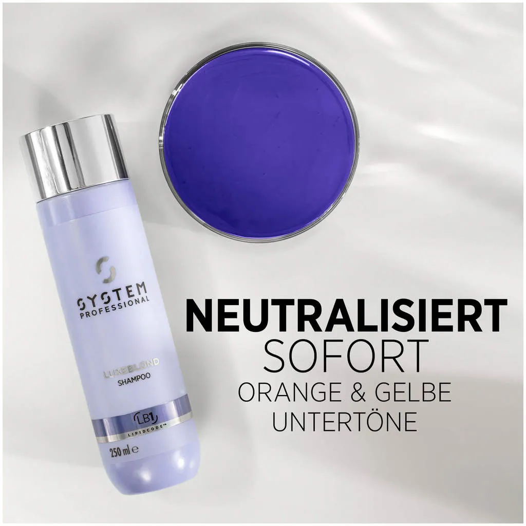 System Professional Lipid Code LuxeBlond Shampooing
