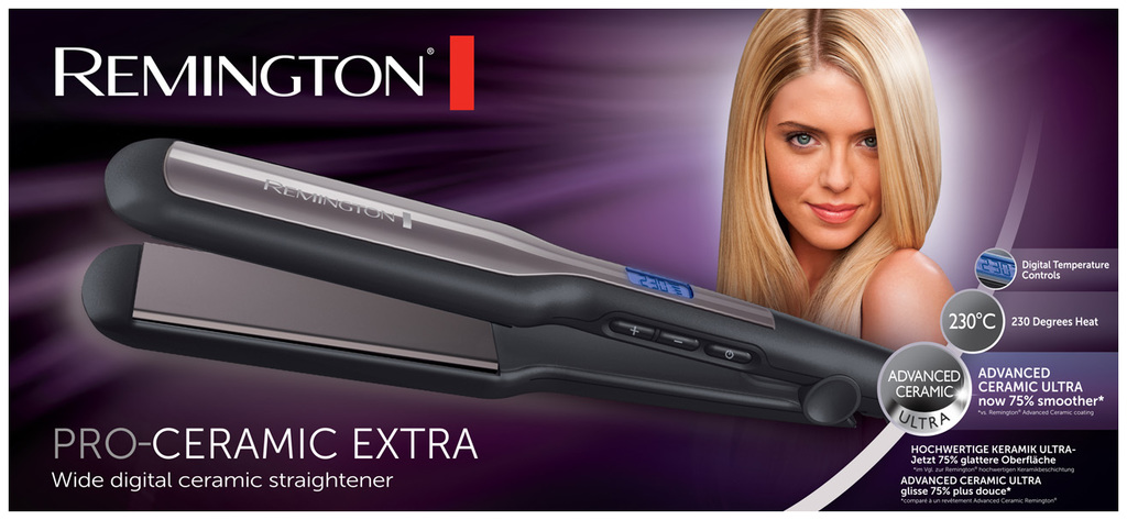 Remington Pro-Ceramic Extra Lisseur Plaques larges S5525
