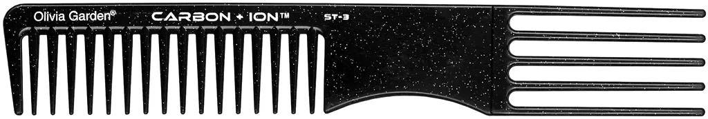 Olivia Garden Peigne ST-3 Carbon + Ion Fourche à toupier 20 cm