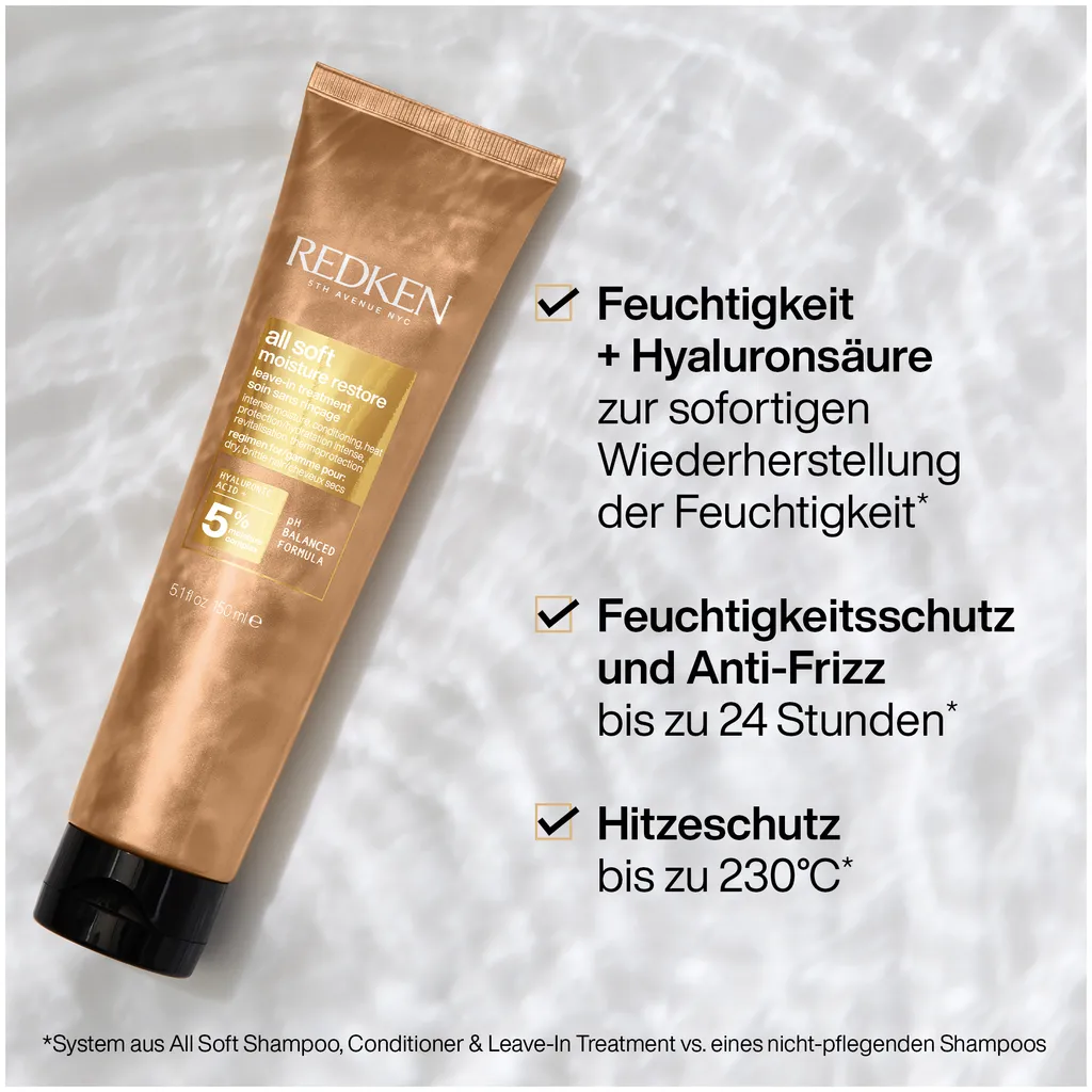 Redken All Soft Moisture Restore Soin sans rinçage