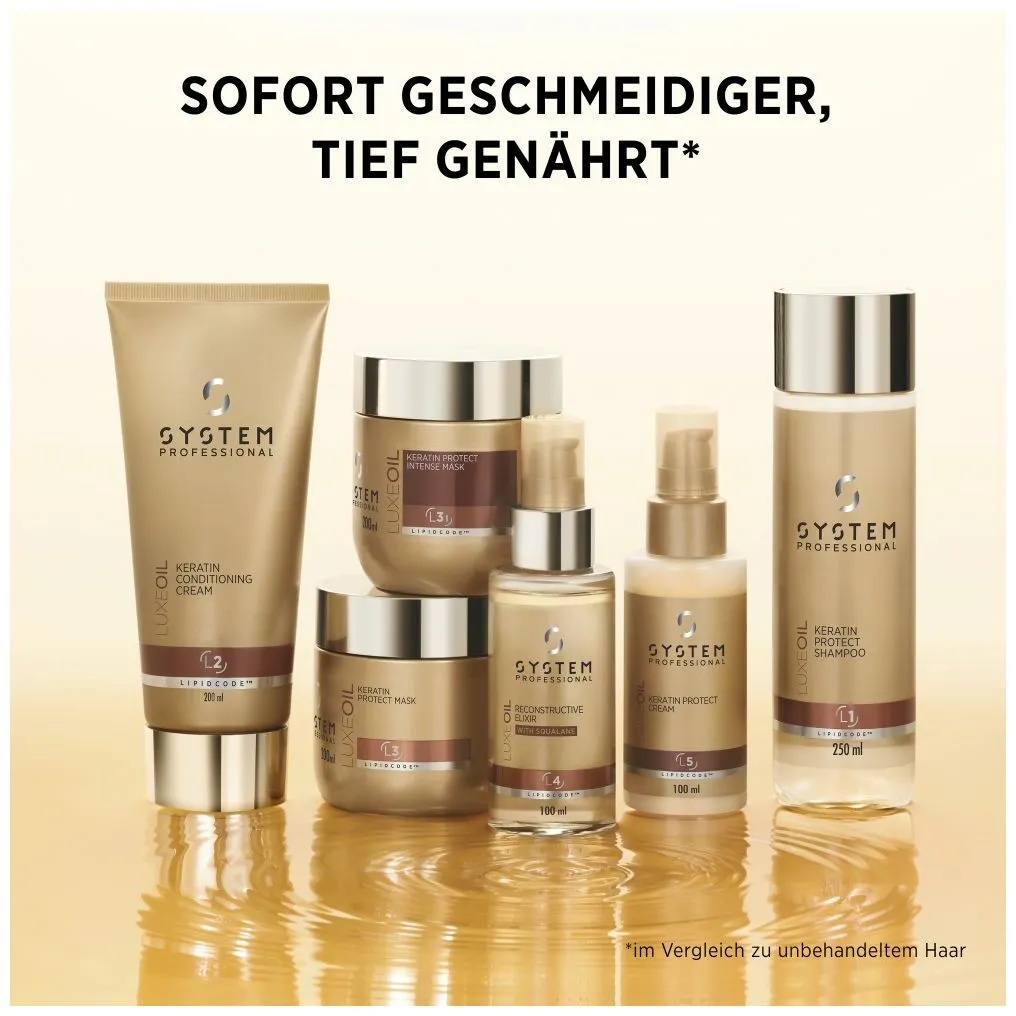System Professional Lipid Code LuxeOil Élixir réparateur