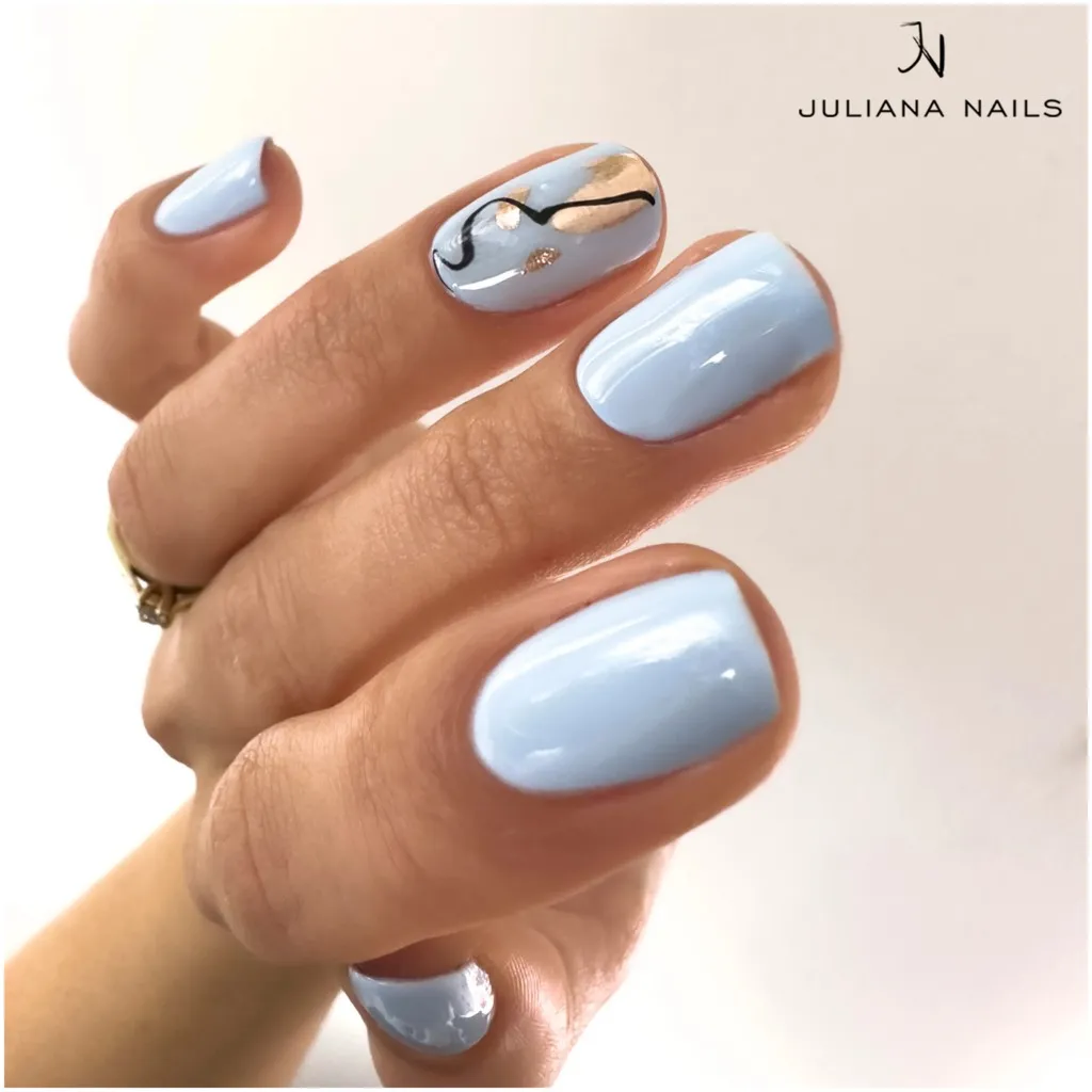 Juliana Nails Gel Lack Vernis Gel Tons bleus - Soft Blue