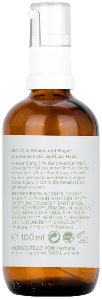 CBD VITAL Désinfectant naturel pour les mains