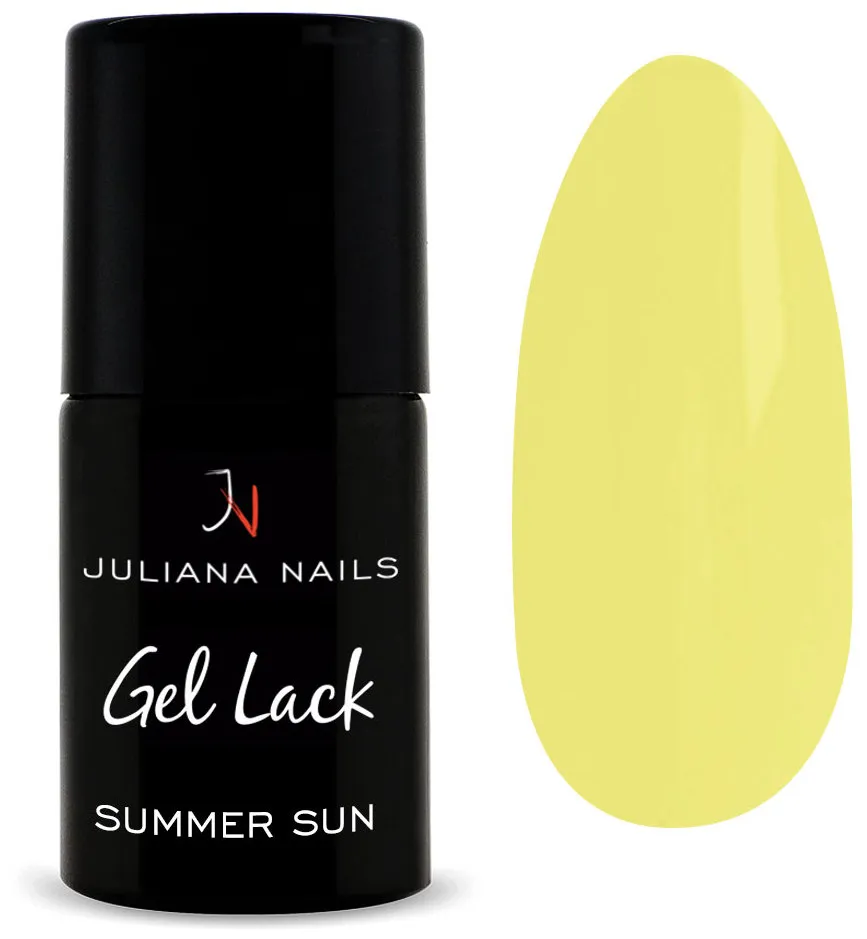 Juliana Nails Gel Lack Vernis Gel Corail et tons jaunes - Sunshine