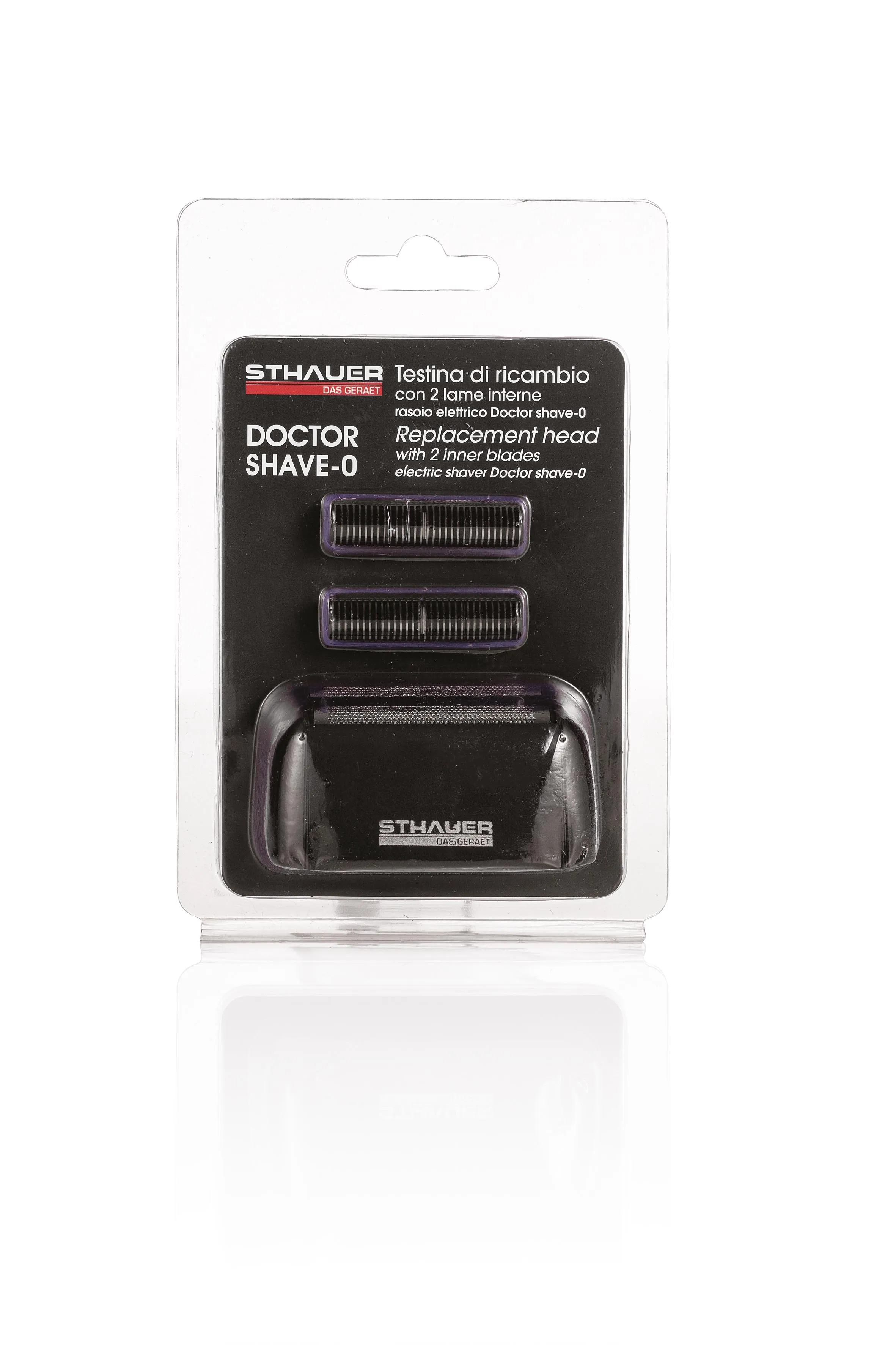 Tête De Rechange Avec 2 Lames Internes Rasoir Électrique Doctor Shave-0