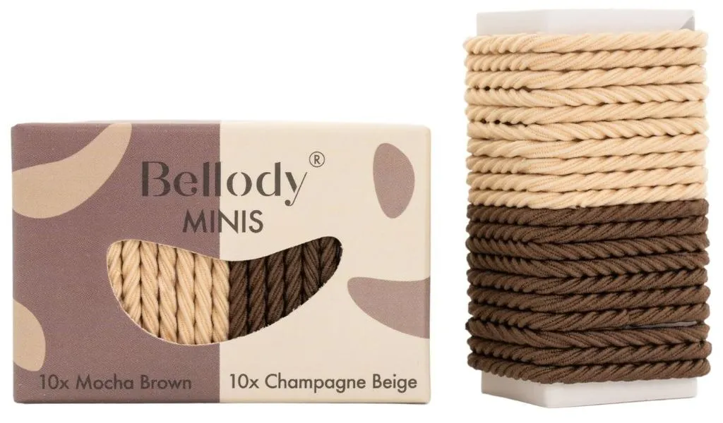 Bellody Mini élastiques à cheveux - Menthe & Violet