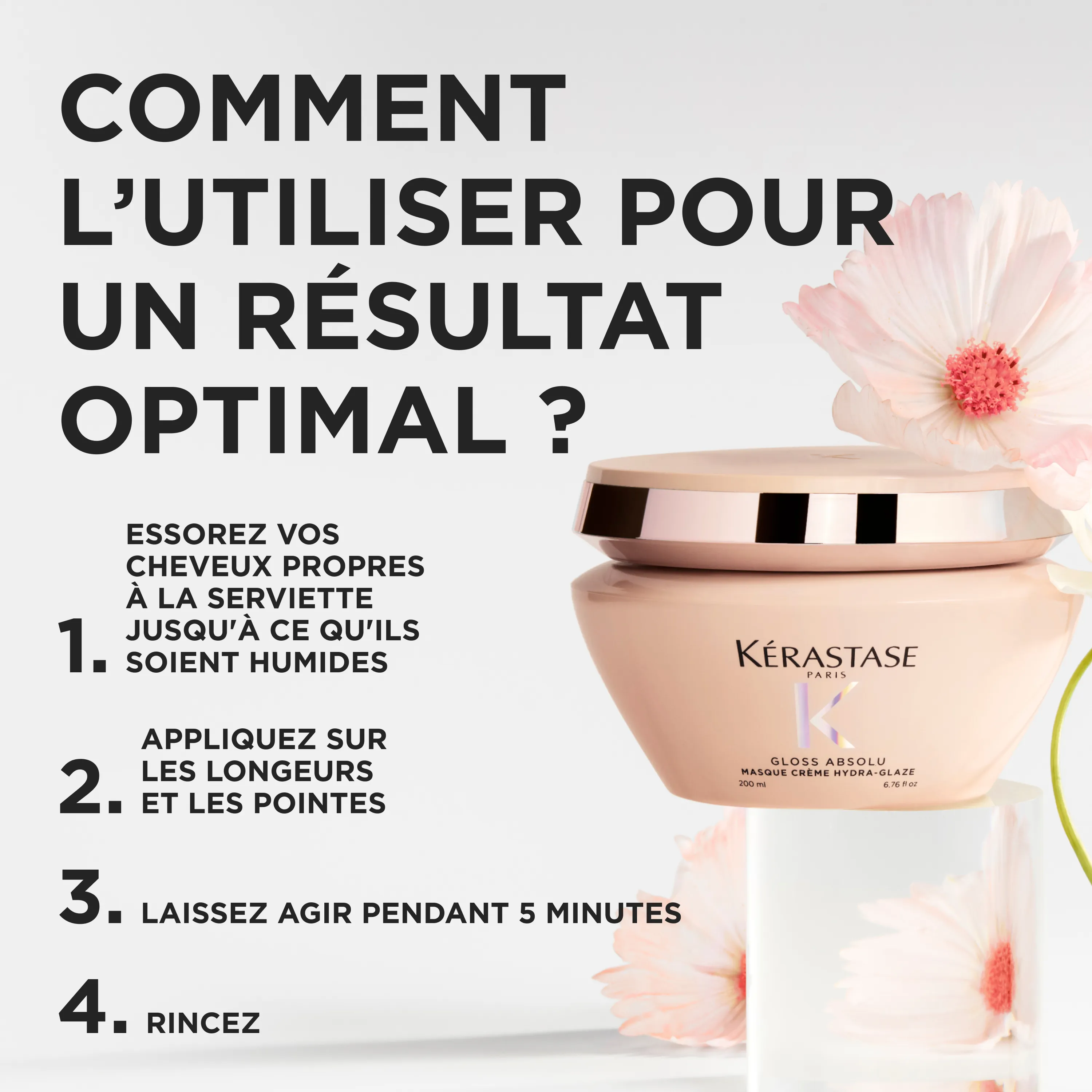 Kérastase Gloss Absolu Masque Crème Hydra Glaze