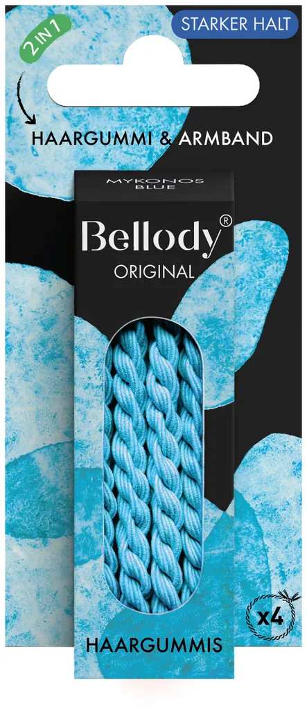 Bellody Original Élastiques à cheveux - Classic Black