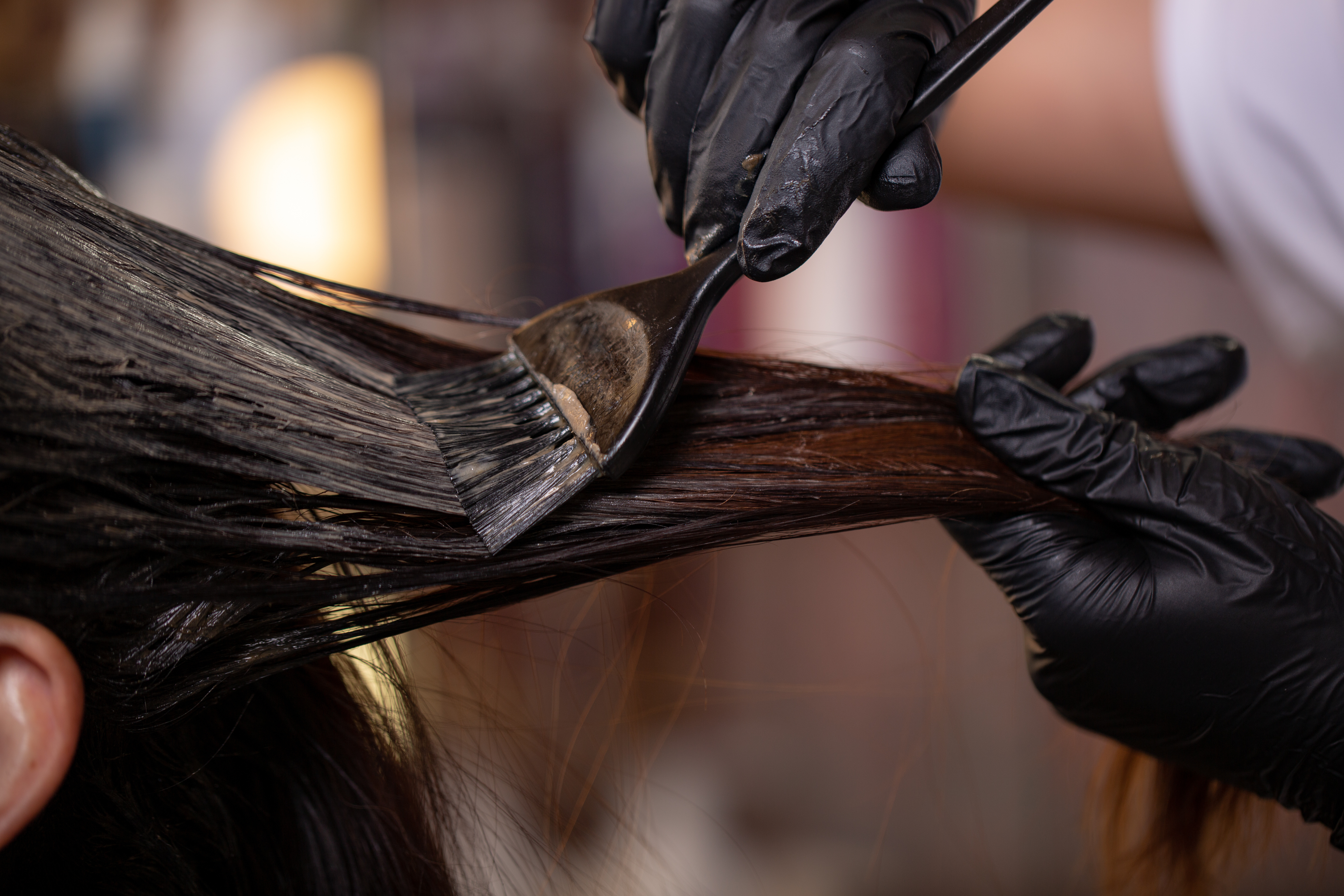 Haare färben