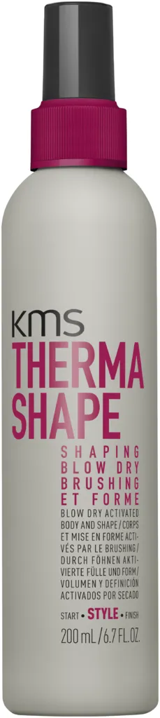 KMS Thermashape Spray brushing et forme