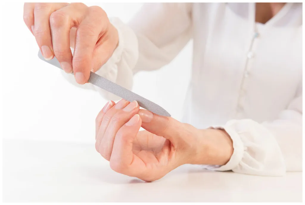 Lime à ongles diamant en acier inoxydable