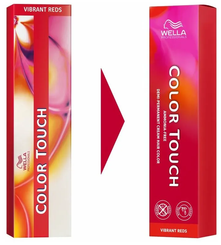 Wella Color Touch Vibrant Reds 60ml - 5/4 Châtain clair cuivré