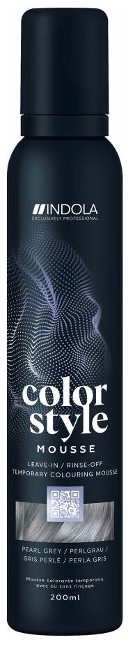 Indola Color Style Mousse - Silver