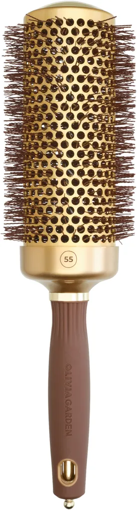 Olivia Garden Expert Blowout Speed Wavy Bristles Gold & Brown - 25 mm