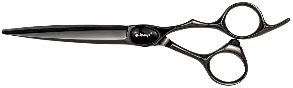e-kwip plus Primus Black Titanium Ciseaux de coiffure