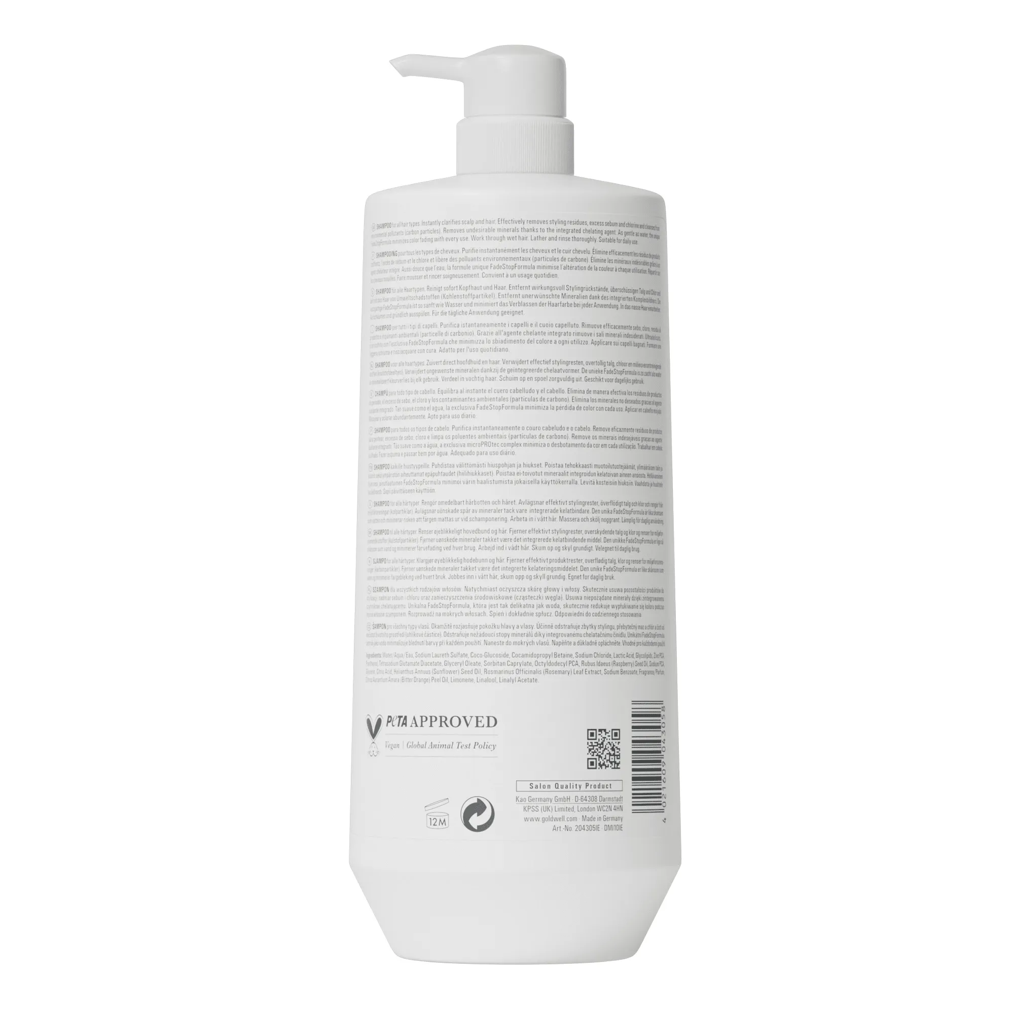 Goldwell DS SCALP SPECIALIST Shampooing purifiant en profondeur