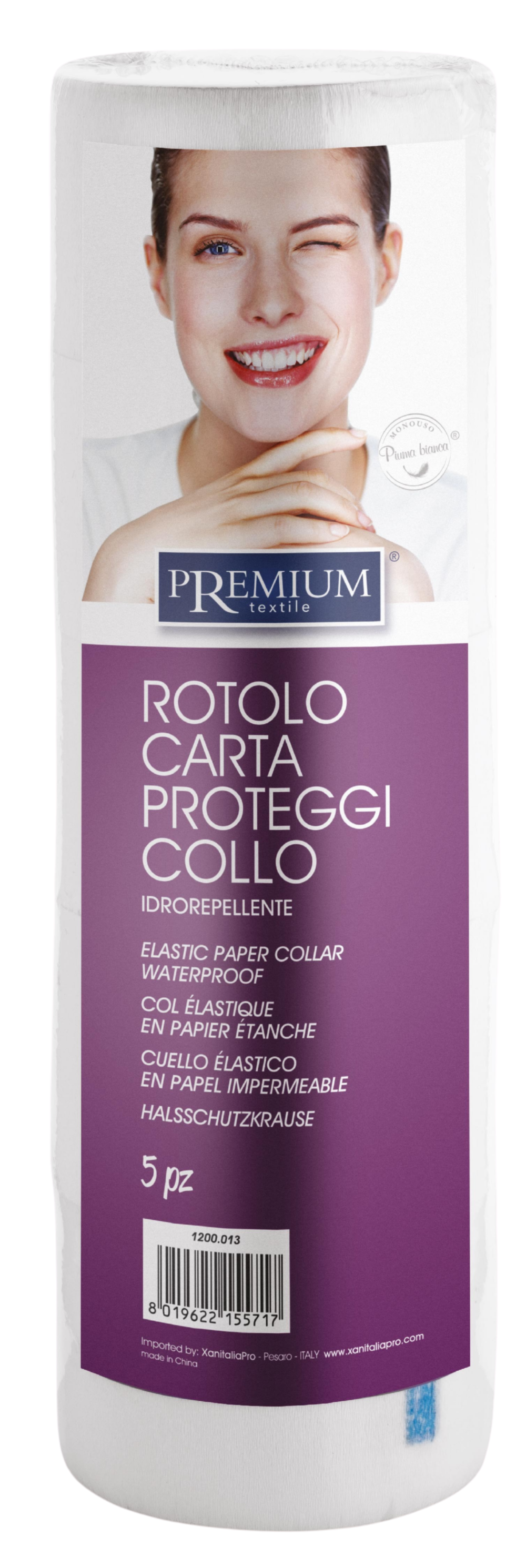 Xanitalia Strisce collo Premium 5 × 100 strisce