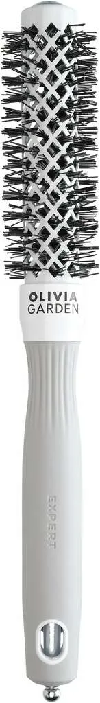 Olivia Garden Expert Blowout Shine Brosse ronde blanc & gris