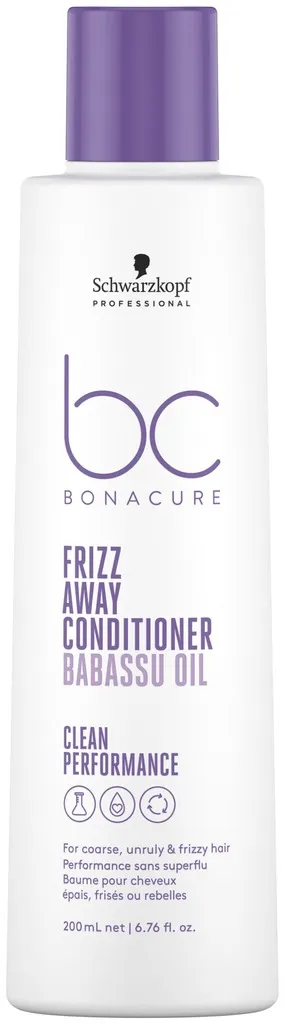 Schwarzkopf BC Bonacure Frizz Away Baume pour cheveux épais, frisés ou rebelles - 200 ml
