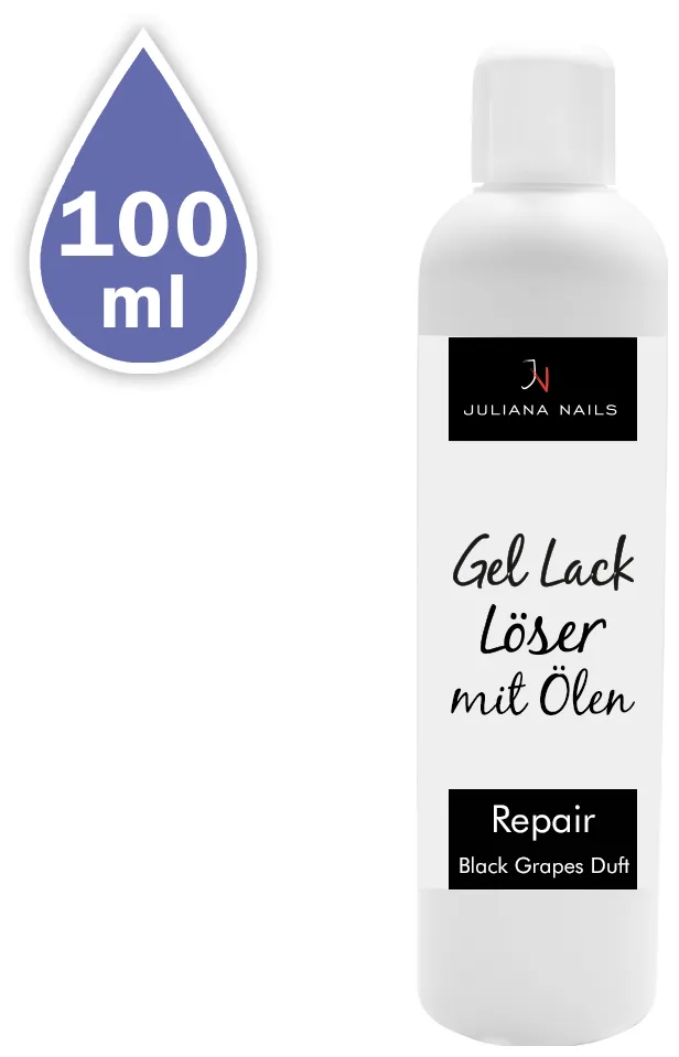 Juliana Nails Gel Lack Dissolvant avec huiles - Réparation - 100 ml