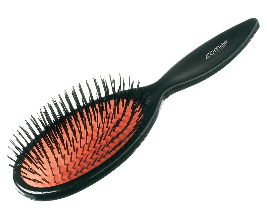 Comair Brosse pneumatique à poils en plastique, 11 rangs