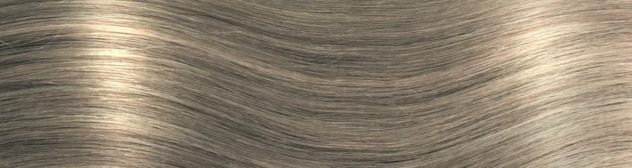 SHE Extensions à la kératine cheveux naturels Blond foncé gris cendré - Couleur 103