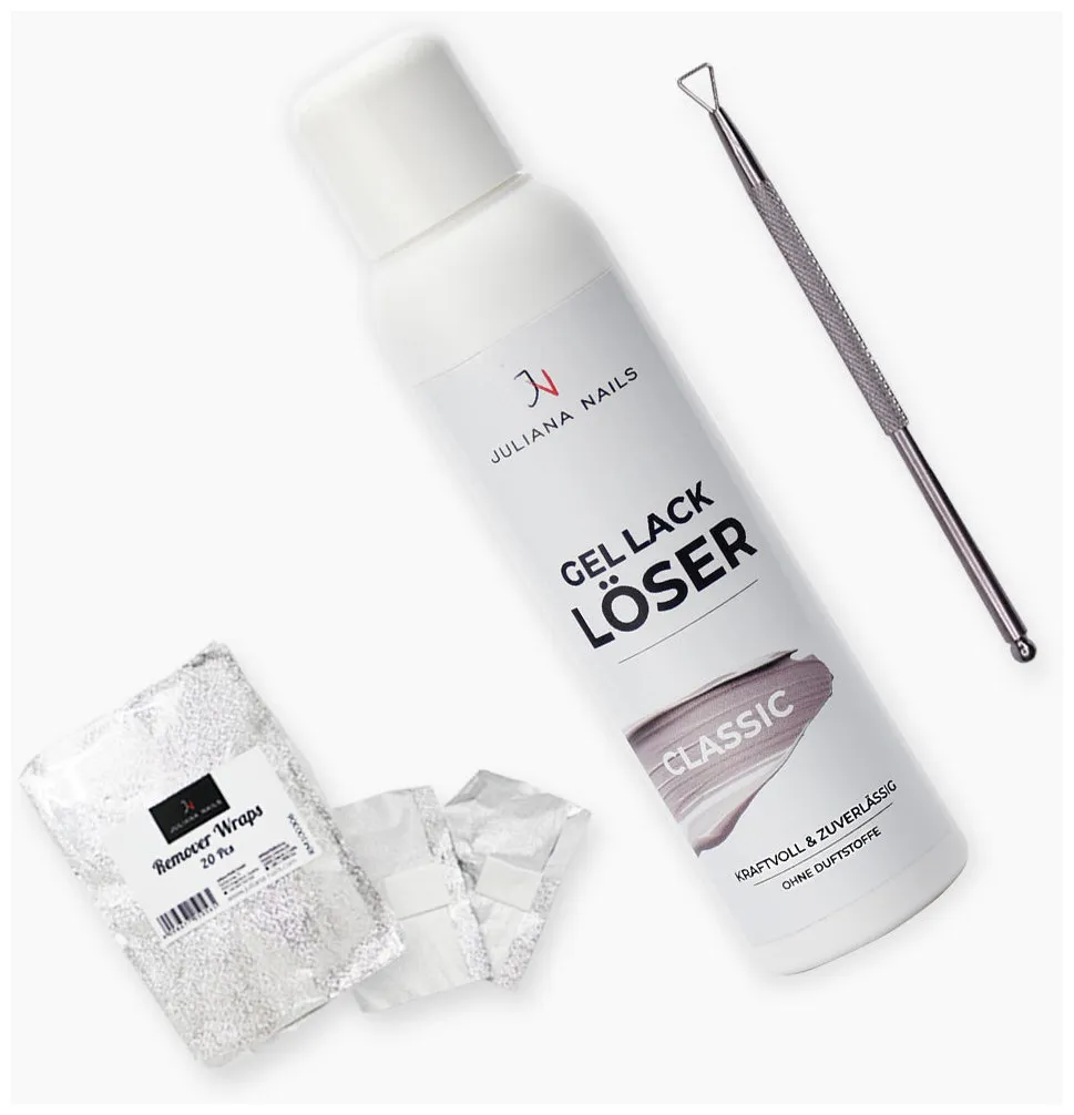 Juliana Nails Gel Lack Set pour enlever le vernis - Basic
