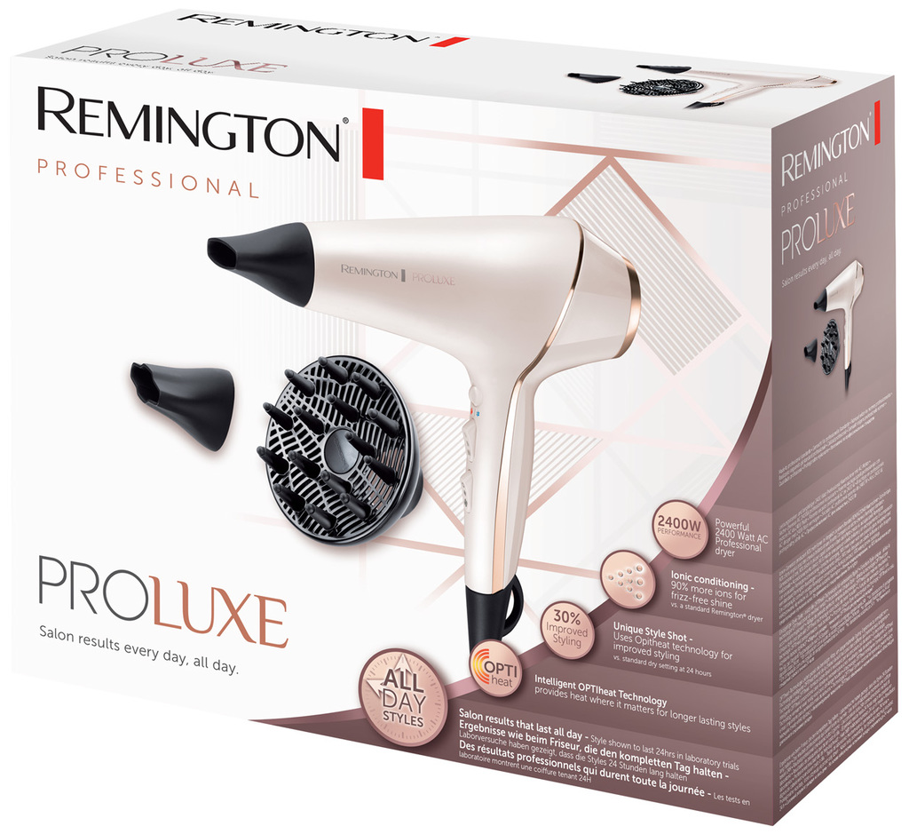 Remington PROluxe Sèche-cheveux Ionique avec Moteur AC 9140 - beige