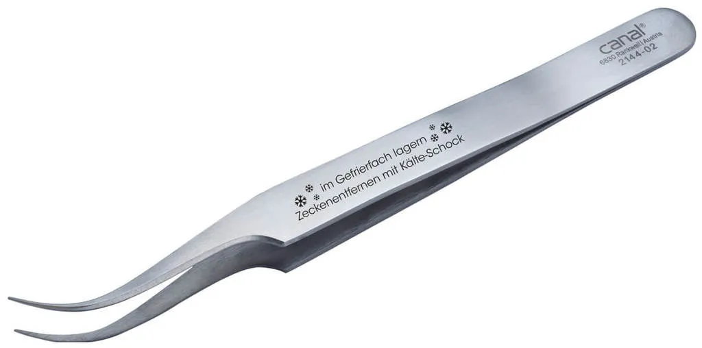 Canal Pince à tiques pour personnes, inoxydable 11cm