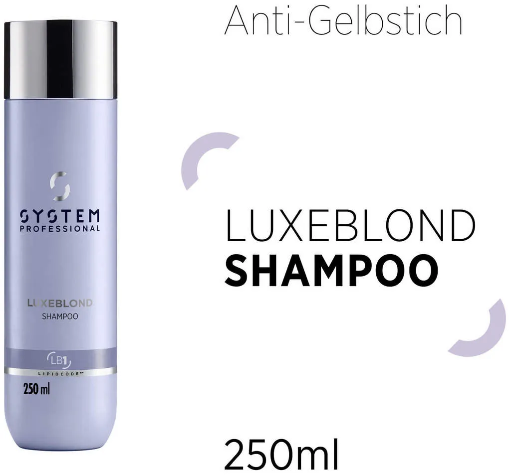 System Professional Lipid Code LuxeBlond Shampooing - 250 ml
