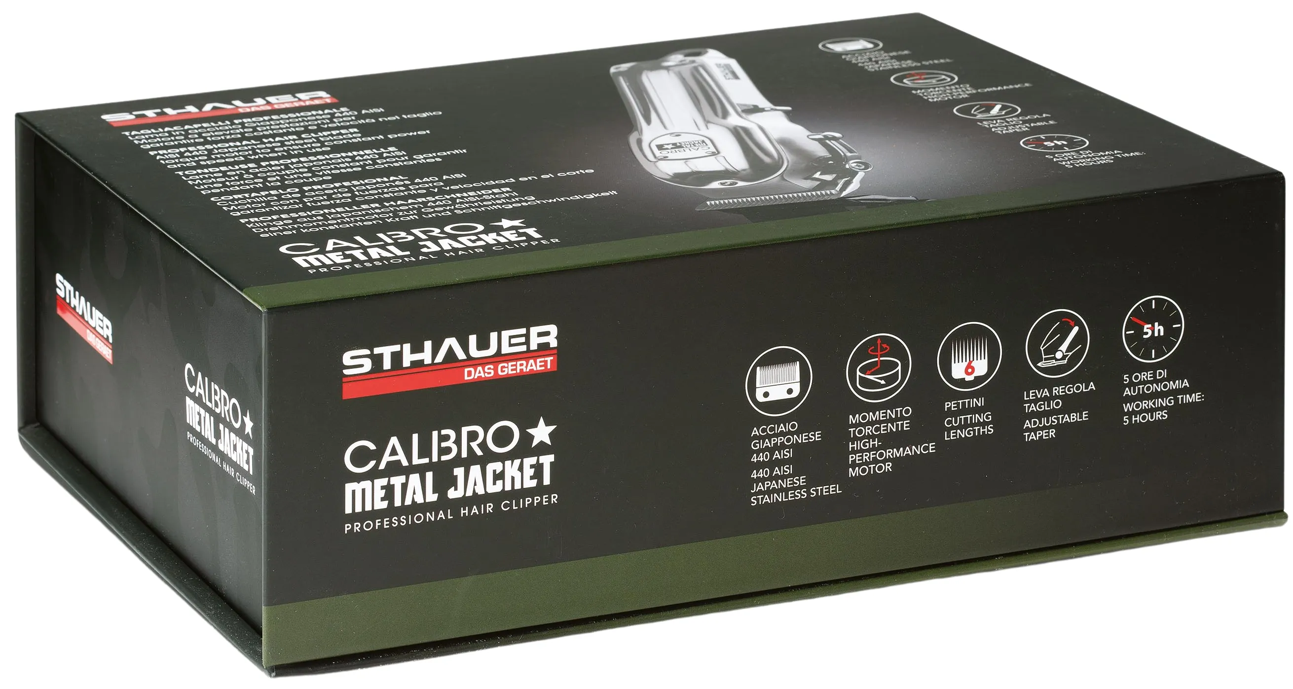 Calibro Metal Jacket Tondeuse Professionnelle