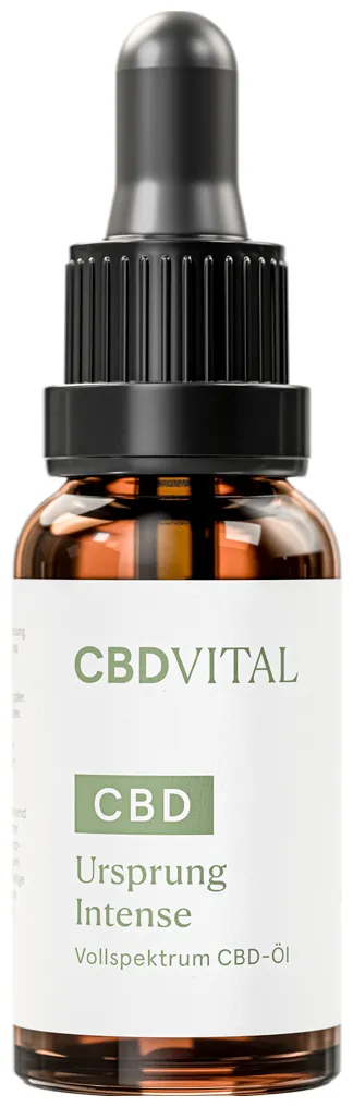 CBD VITAL Huile de CBD à Spectre Complet ORIGINE Intense