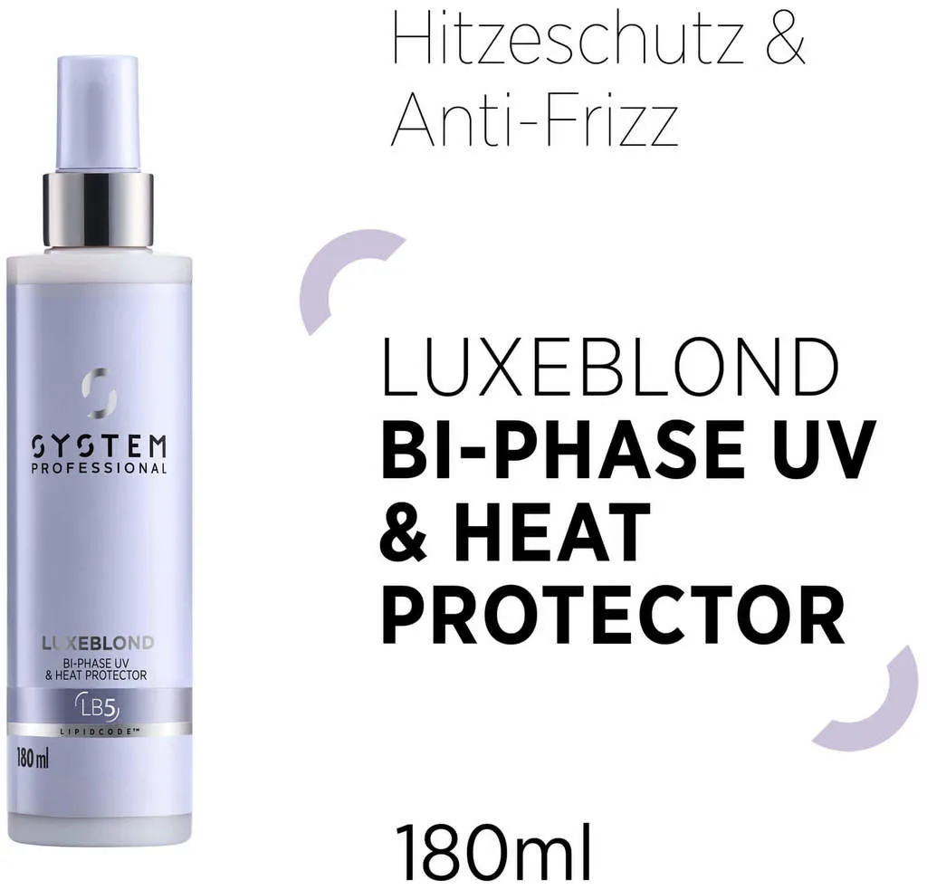 System Professional Lipid Code LuxeBlond Protecteur thermique Bi-Phasé UV
