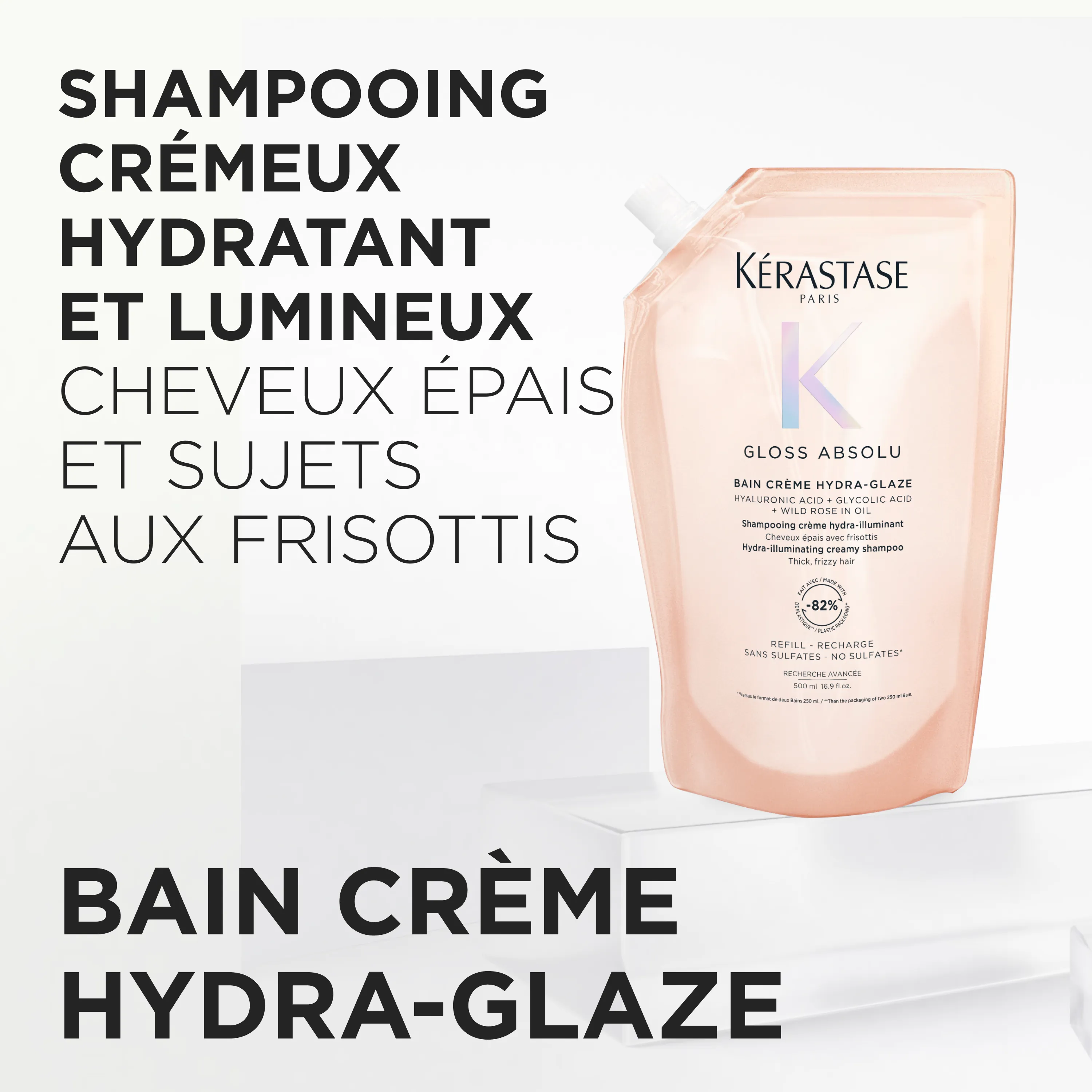 Kérastase Gloss Absolu Bain Crème Hydra Glaze Refill Pouch