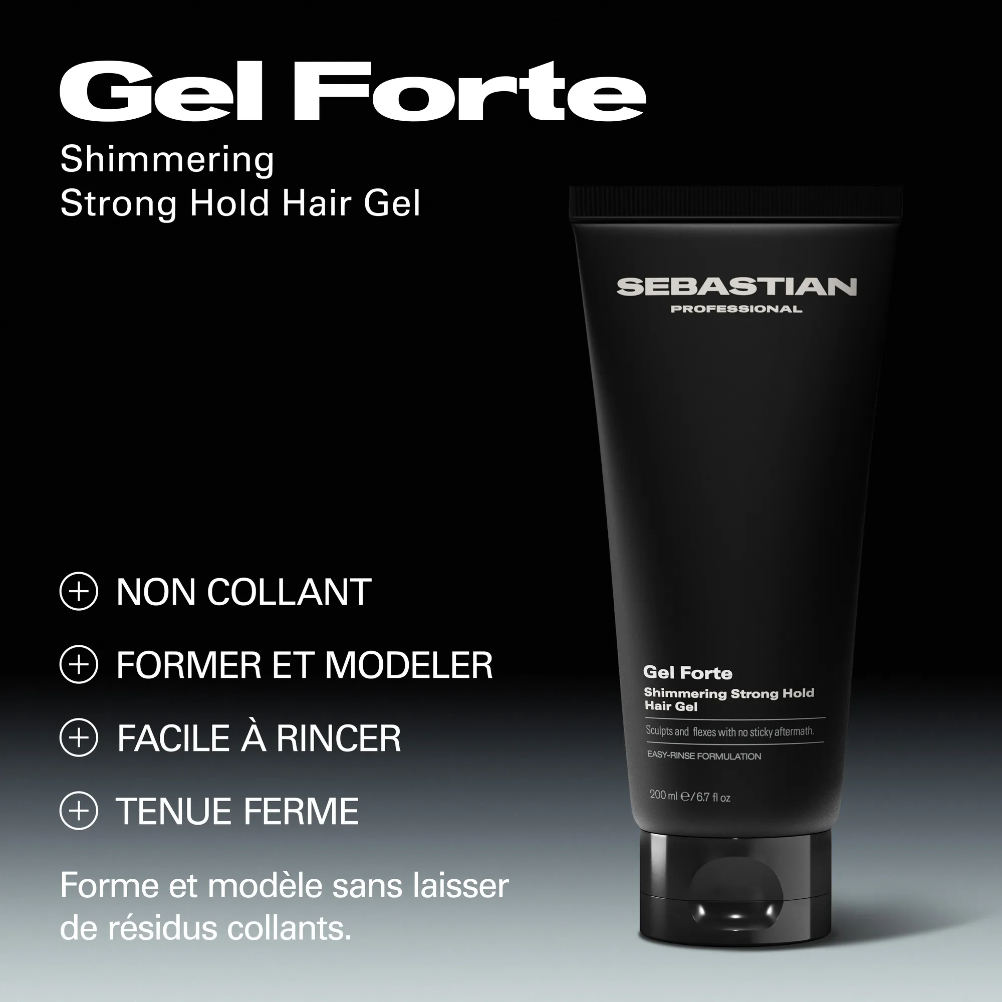 Sebastian Gel Forte Shimmering Strong Hold Hair Gel