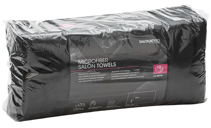 Xanitalia SALONXPRO Serviettes en microfibre 12 pièces