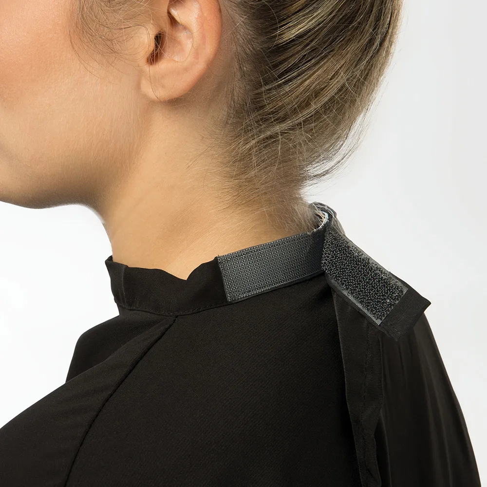 Cape Flex de Xanitalia pour coupe de cheveux, capuche, fermeture à velcro réglable