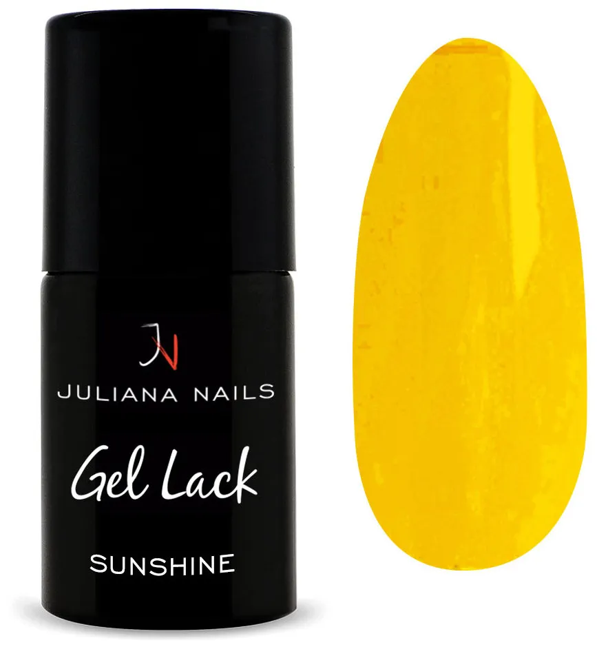 Juliana Nails Gel Lack Vernis Gel Corail et tons jaunes - Sunshine