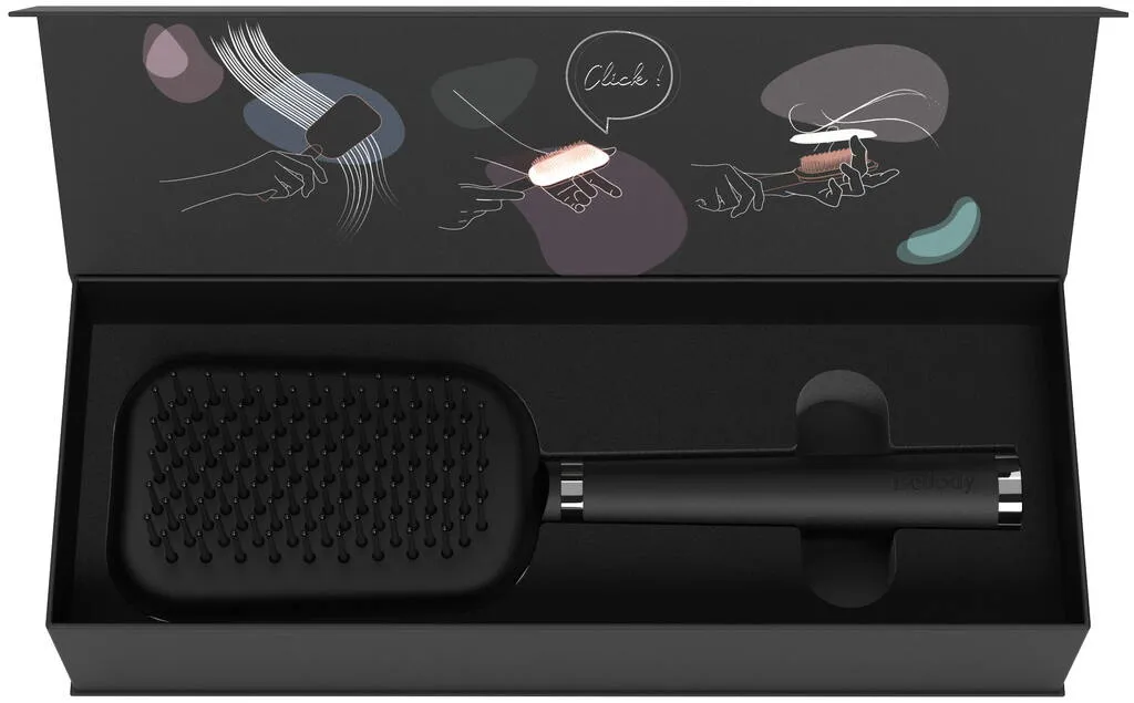 Bellody Patented hairbrush with self-cleaning function