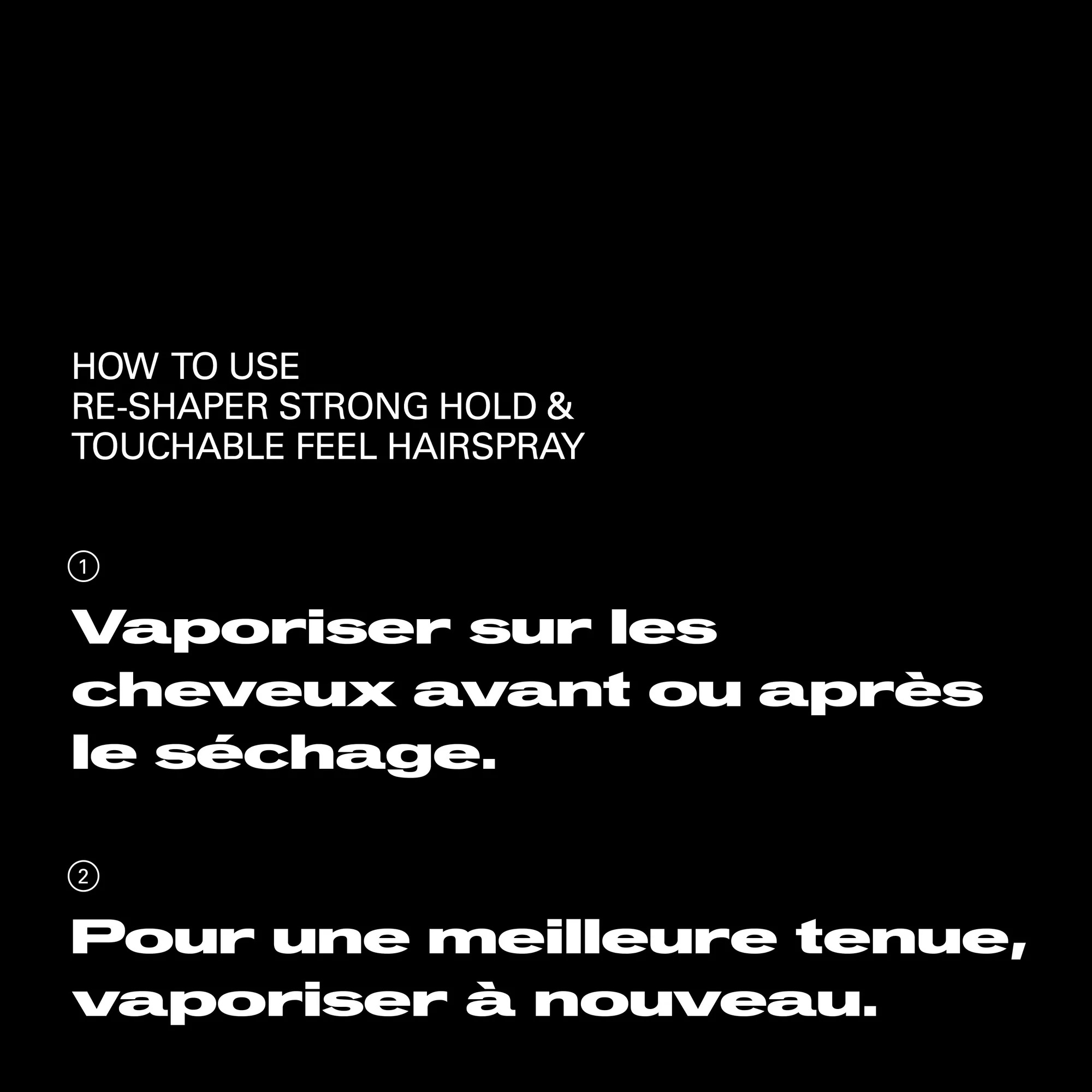 Sebastian Re-Shaper Laque pour cheveu