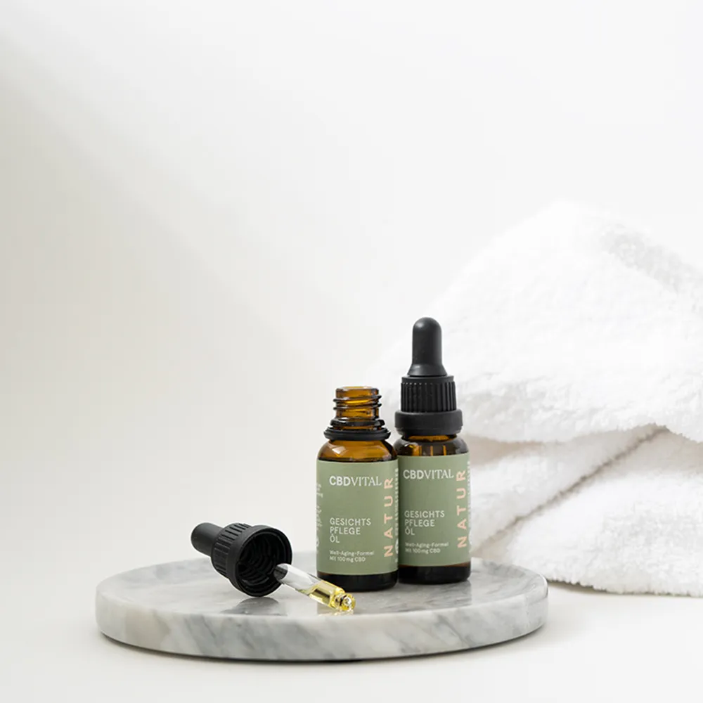 CBD VITAL Premium l'Huile hydratante pour le visage