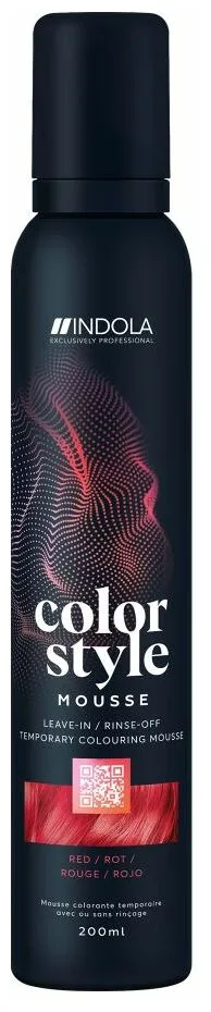 Indola Color Style Mousse - Silver