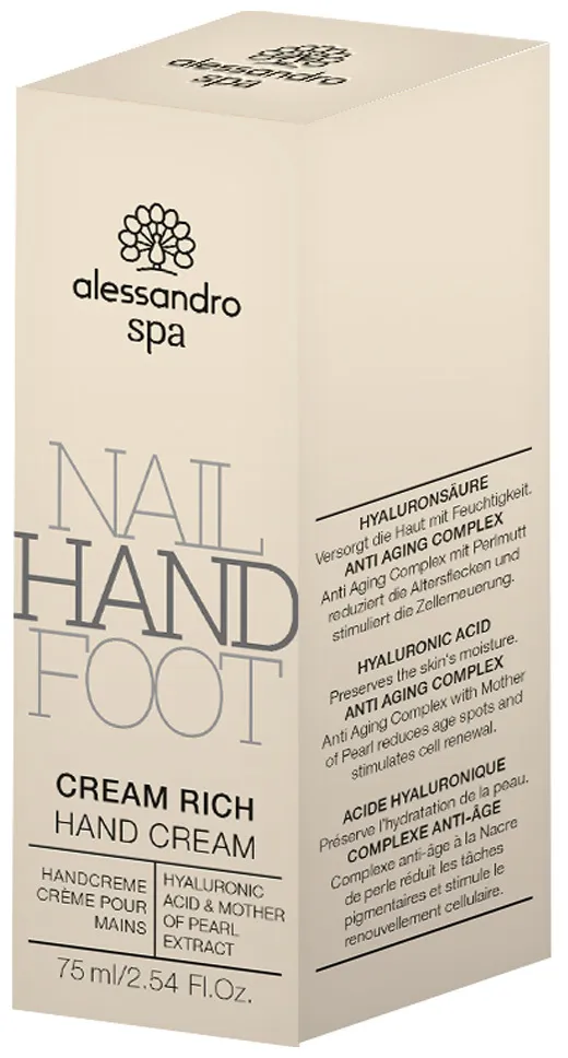 Alessandro Spa Hand Cream Rich Crème pour mains