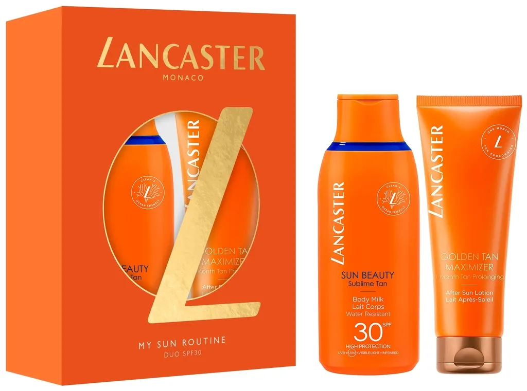 Lancaster Sun Beauty Spring Set My Sun Routine avec Body Milk