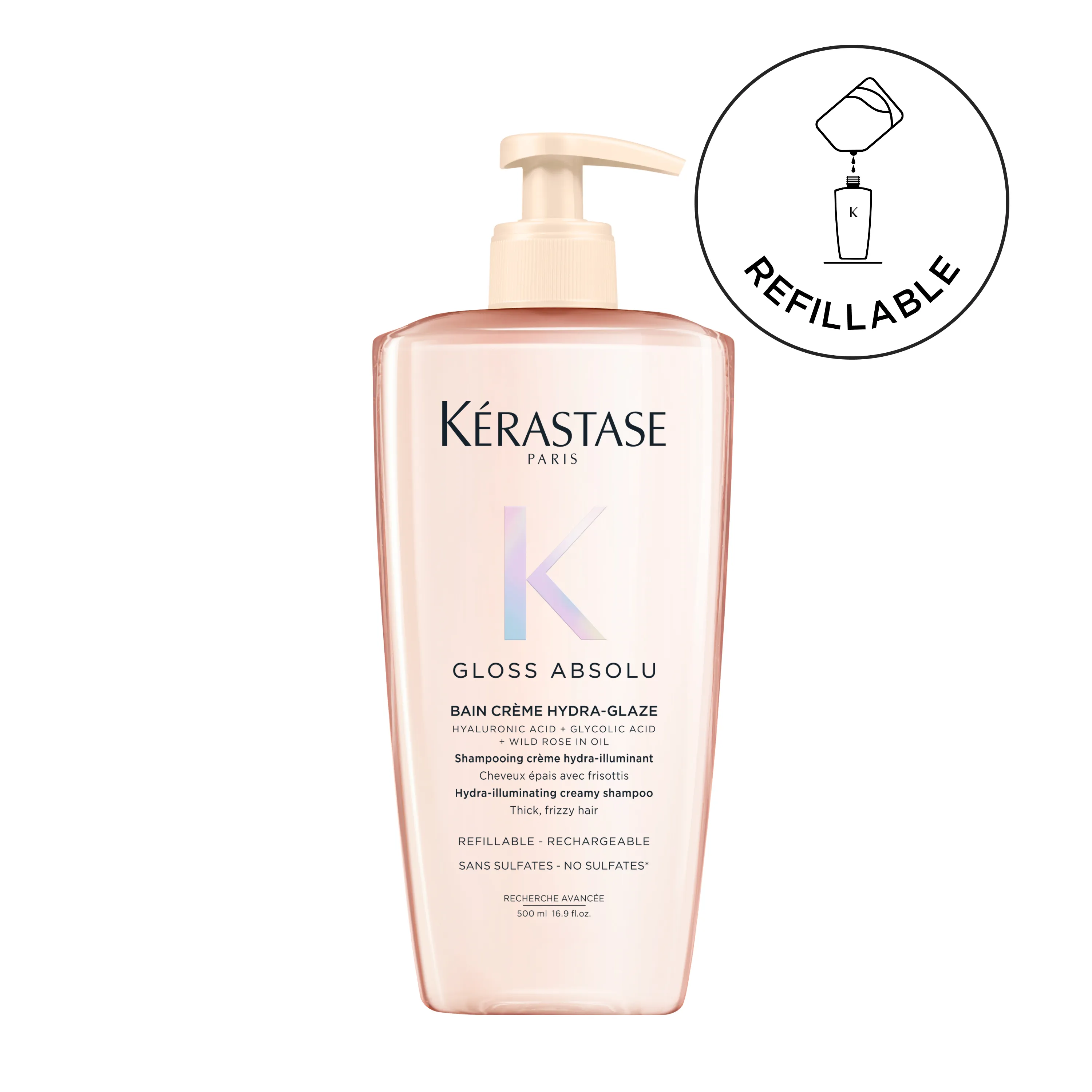 Kérastase Gloss Absolu Bain Crème Hydra Glaze Shampooing