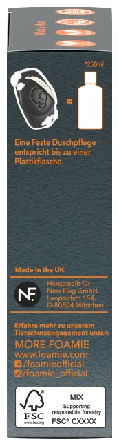 Foamie 3 en 1 Soin douche solide pour hommes - What A Man